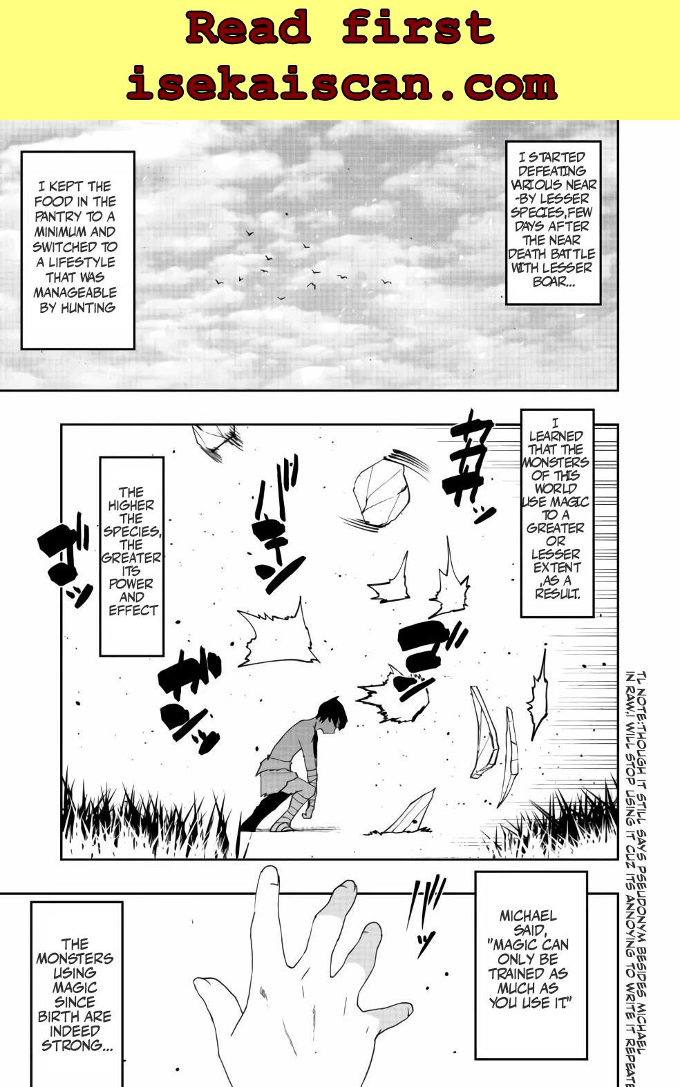 Water attribute Magician Chapter 3 Page 1