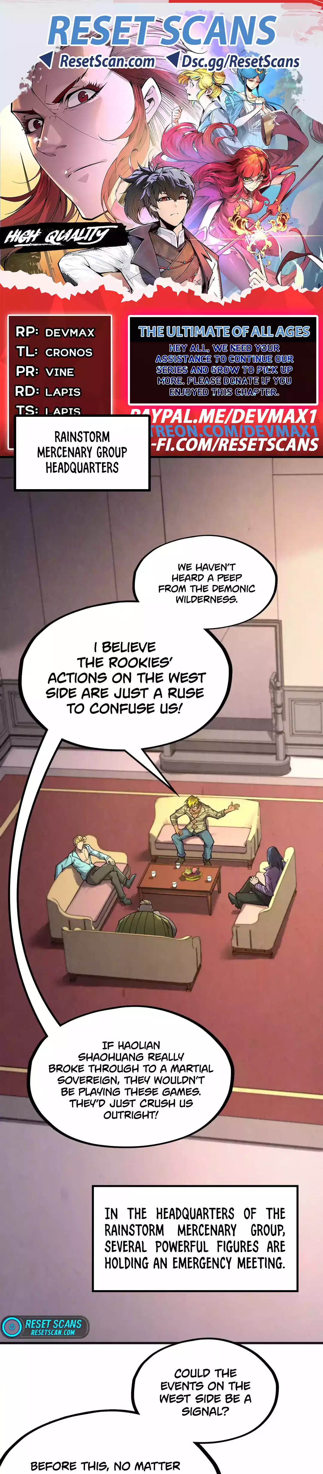 The Ultimate of All Ages Chapter 307 Page 1