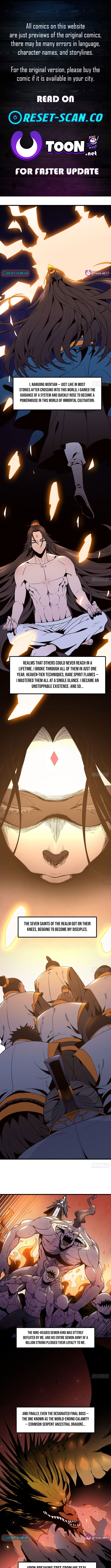A Cultivation Master Starts a New Account in Another World Chapter 1 Page 1