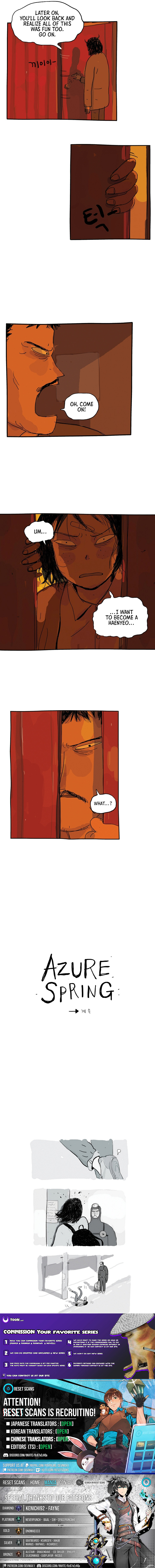 Azure Spring Chapter 3 Page 1