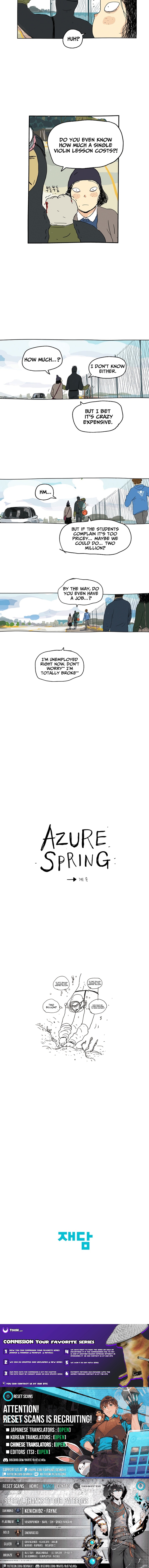 Azure Spring Chapter 4 Page 1
