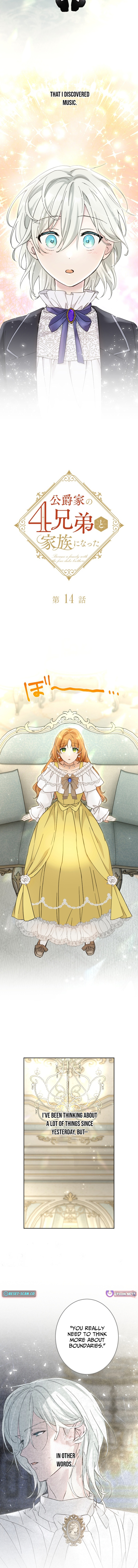 Became part of the family with the four brothers of the ducal Chapter 14 Page 1