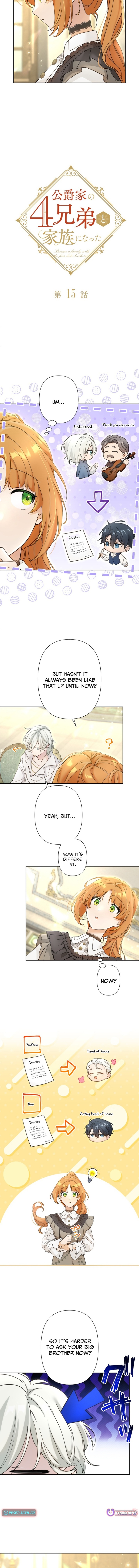 Became part of the family with the four brothers of the ducal Chapter 15 Page 1
