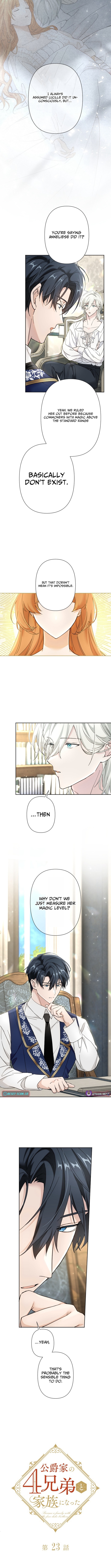 Became part of the family with the four brothers of the ducal Chapter 23 Page 1