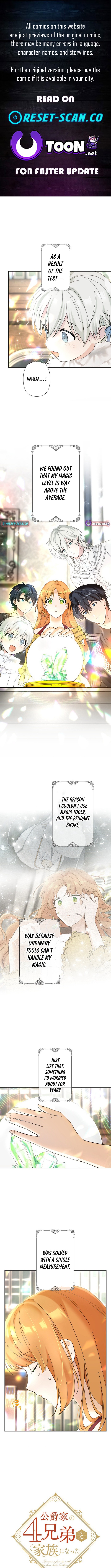 Became part of the family with the four brothers of the ducal Chapter 24 Page 1