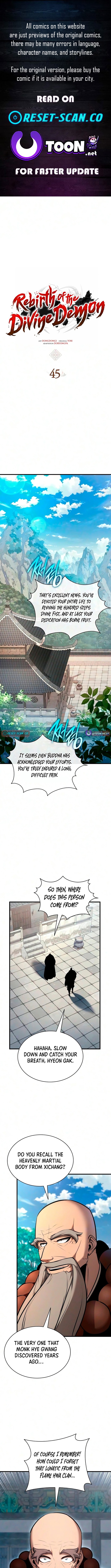 Divine Demon Reincarnation Chapter 45 Page 1