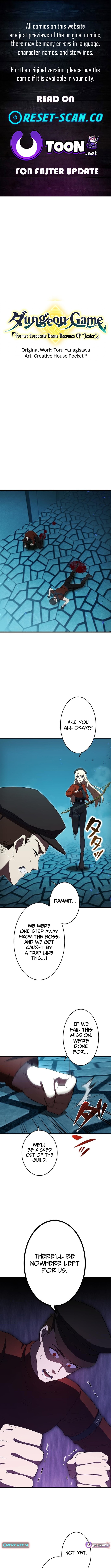 Dungeon Game: Former Corporate Drone Becomes OP ‘Jester Chapter 10 Page 1