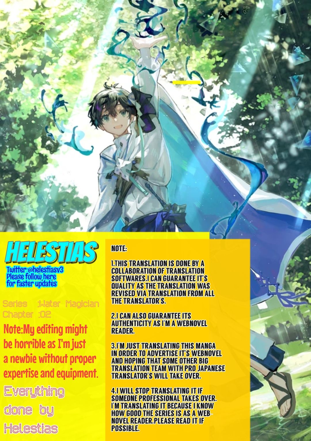 Water attribute Magician Chapter 2 Page 1