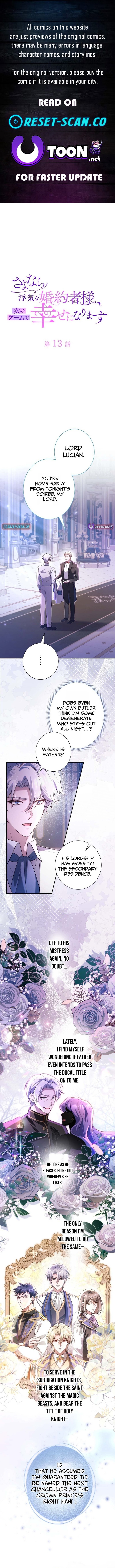 Goodbye, My Cheating Fiancé; I'll Find Happiness in the Next Game Chapter 13 Page 1