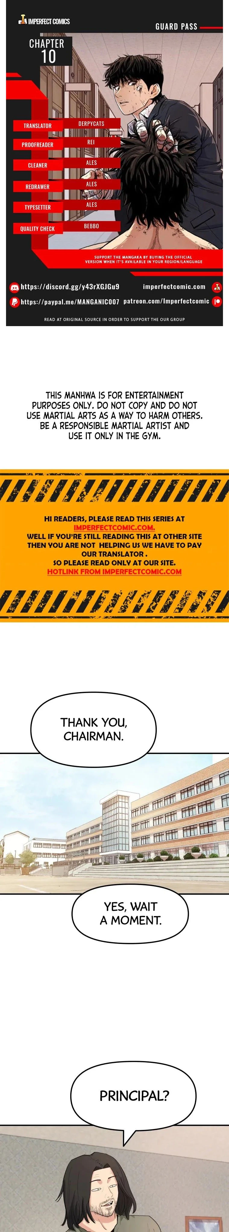 Guard Pass Chapter 10 Page 1