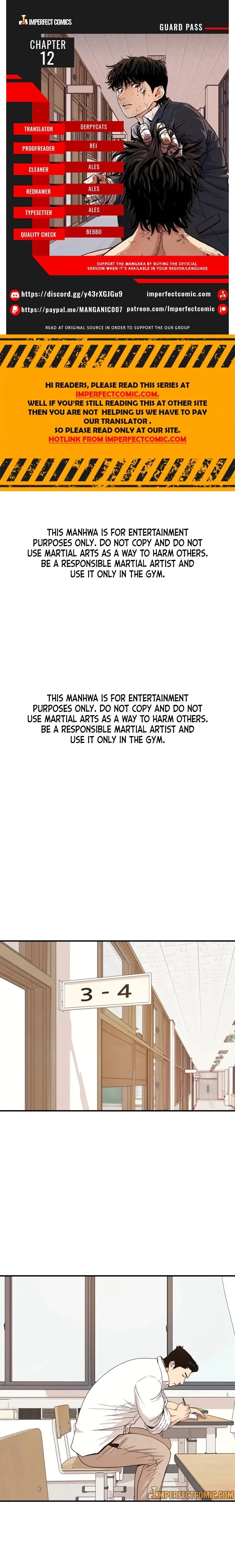 Guard Pass Chapter 12 Page 1