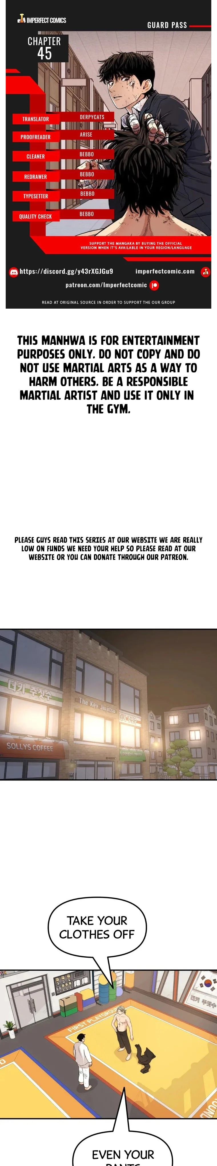 Guard Pass Chapter 45 Page 1