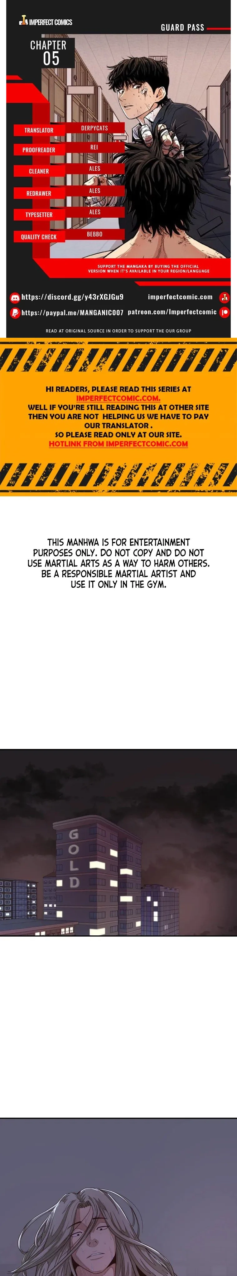 Guard Pass Chapter 5 Page 1