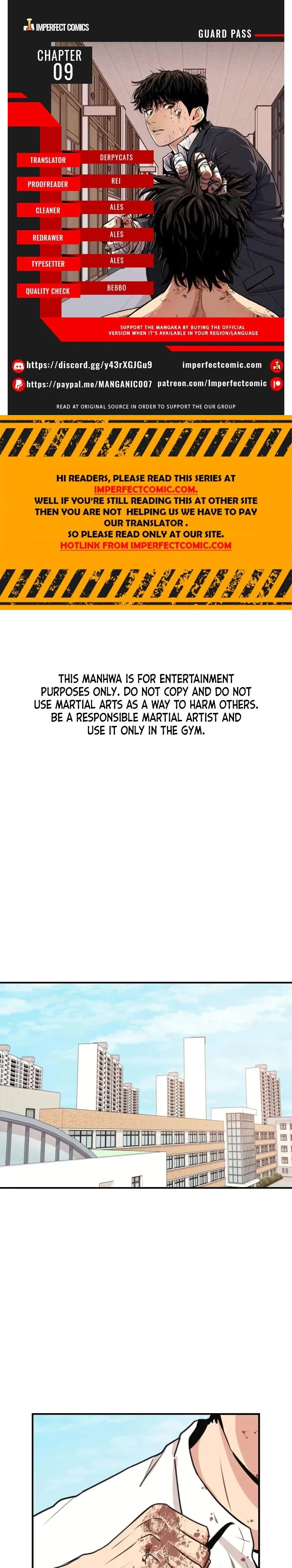 Guard Pass Chapter 9 Page 1