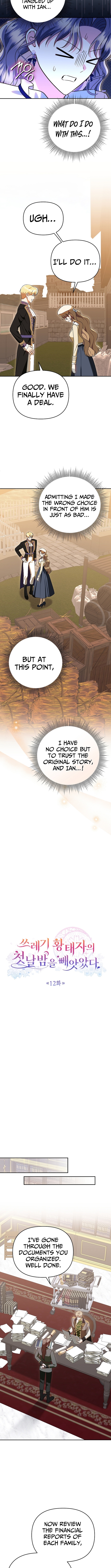I Stole the Trash Crown Prince's First Night Chapter 12 Page 1