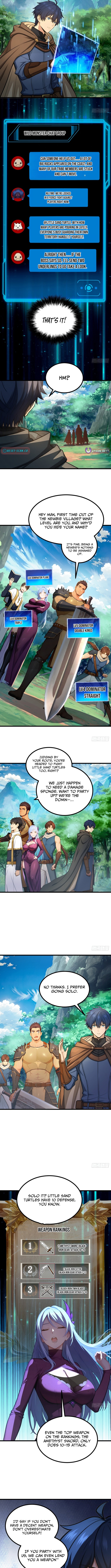 I Survive Through The Game By Dominating The Wild Monster Information Network Chapter 4 Page 1