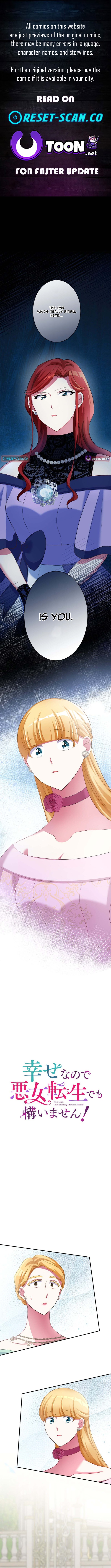 I'm So Happy, I Don't Mind Being Reborn as a Villainess! Chapter 14 Page 1