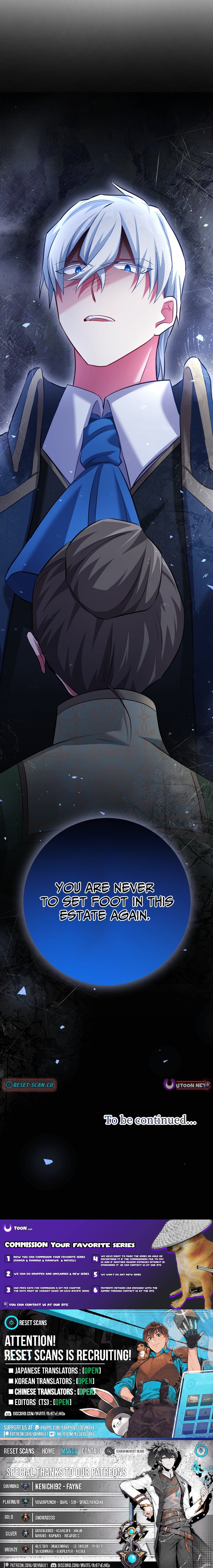 I'm So Happy, I Don't Mind Being Reborn as a Villainess! Chapter 8 Page 1