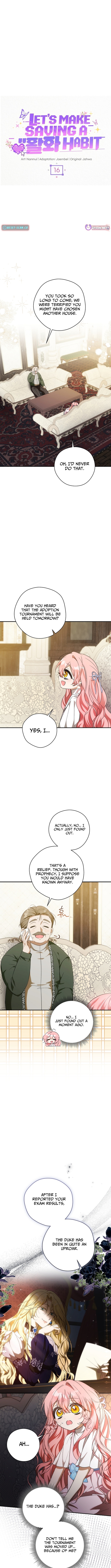 Let's Make Saving a Habit Chapter 16 Page 1