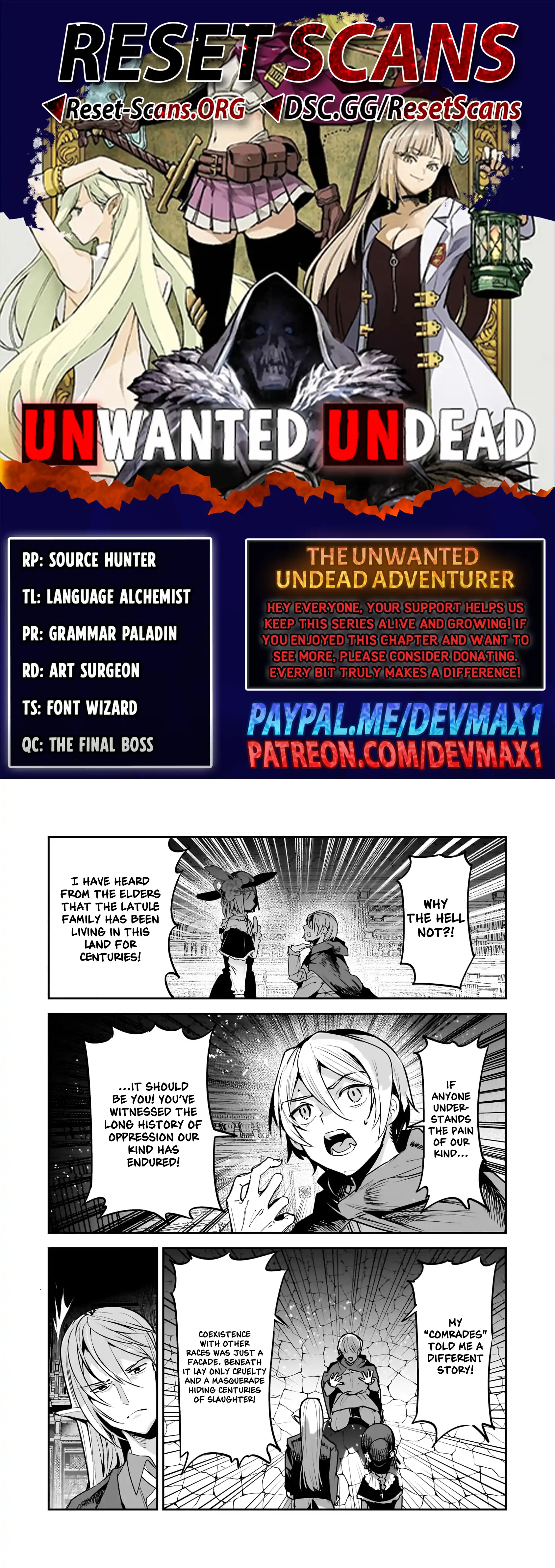 The Unwanted Undead Adventurer Chapter 64.2 Page 1