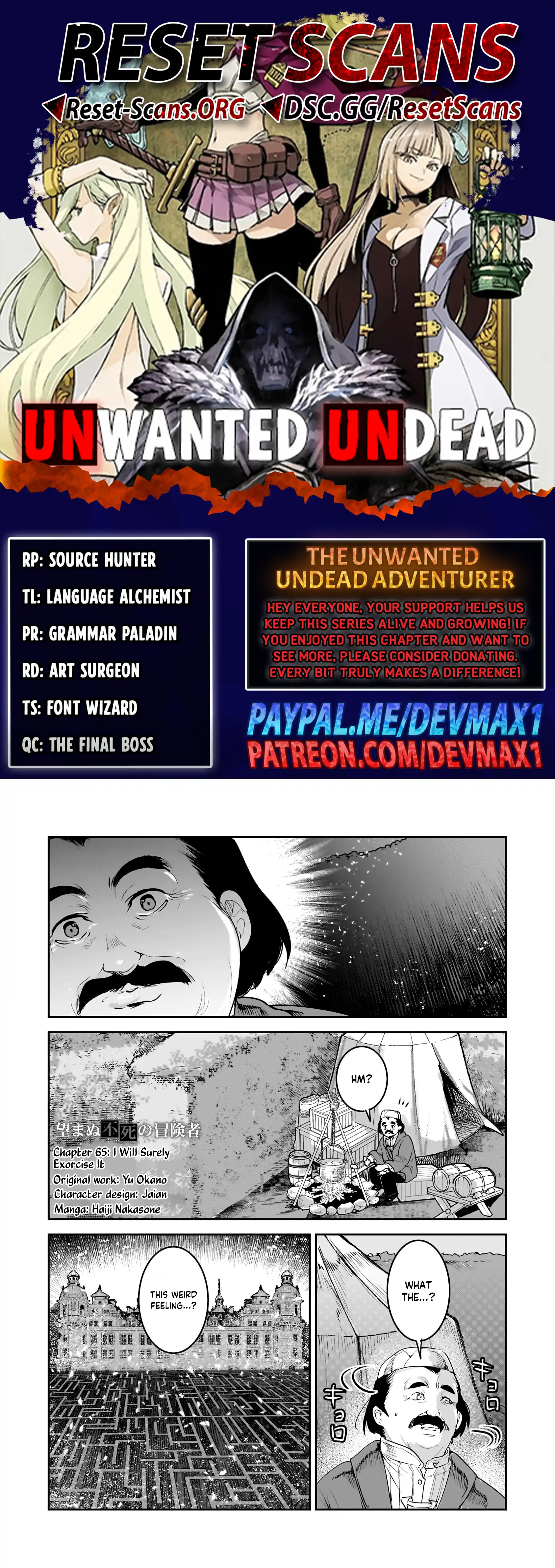 The Unwanted Undead Adventurer Chapter 65.1 Page 1