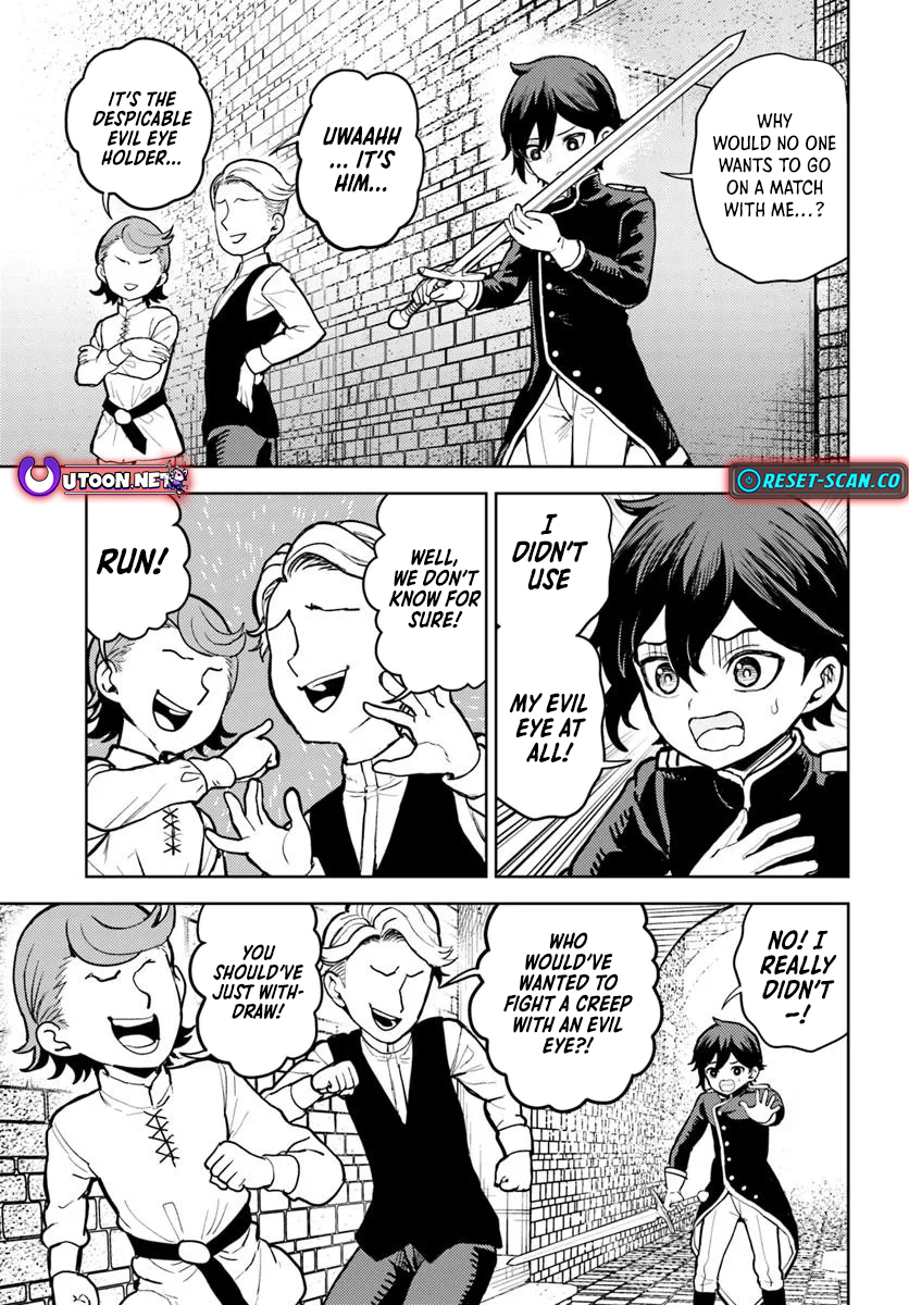 I was reincarnated as the villain with evil eyes, so I aim to be a mob character Chapter 06.2 Page 1