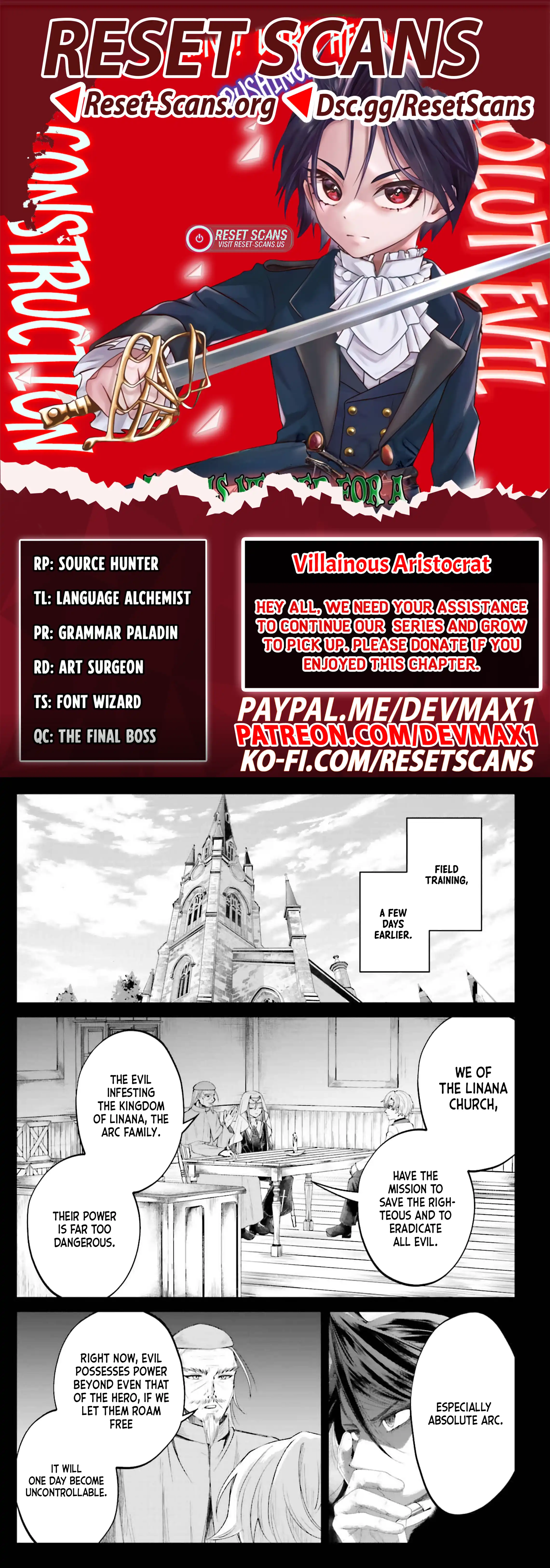 That Is Needed for a Villainous Aristocrat Chapter 19 Page 1