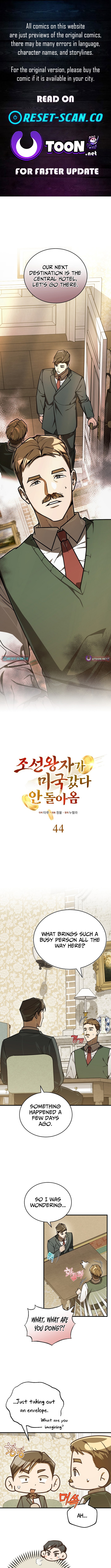 The Joseon Prince Who Went to America and Never Returned Chapter 44 Page 1