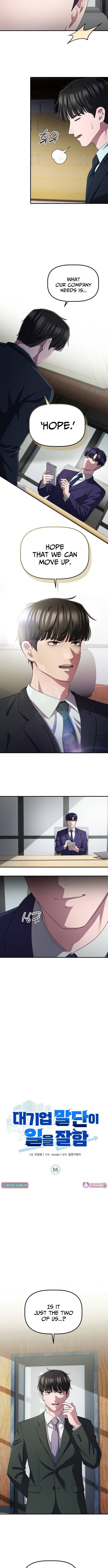 The Corporate Underdog Who Does Everything Right Chapter 55 Page 1