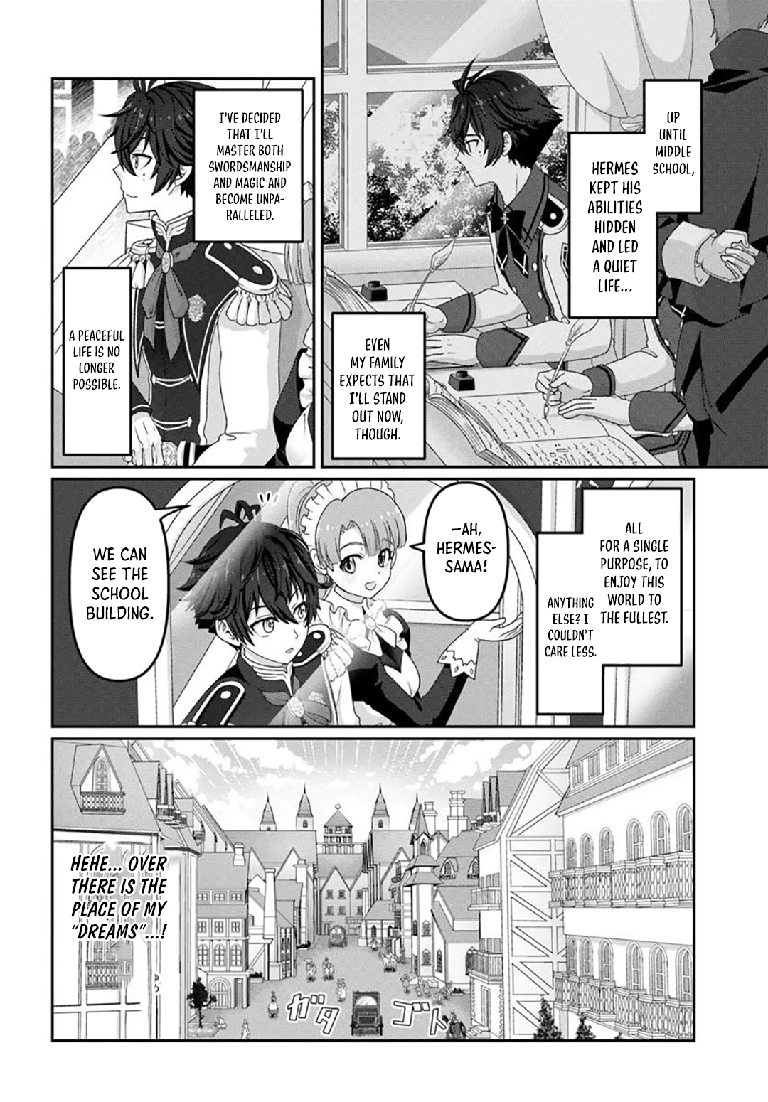 I May Just Be a Mob Character, but I'll Aim to Be the Strongest! ~Reincarnated Into a Game World, I Strive for Power on My Terms~ Chapter 04 Page 1