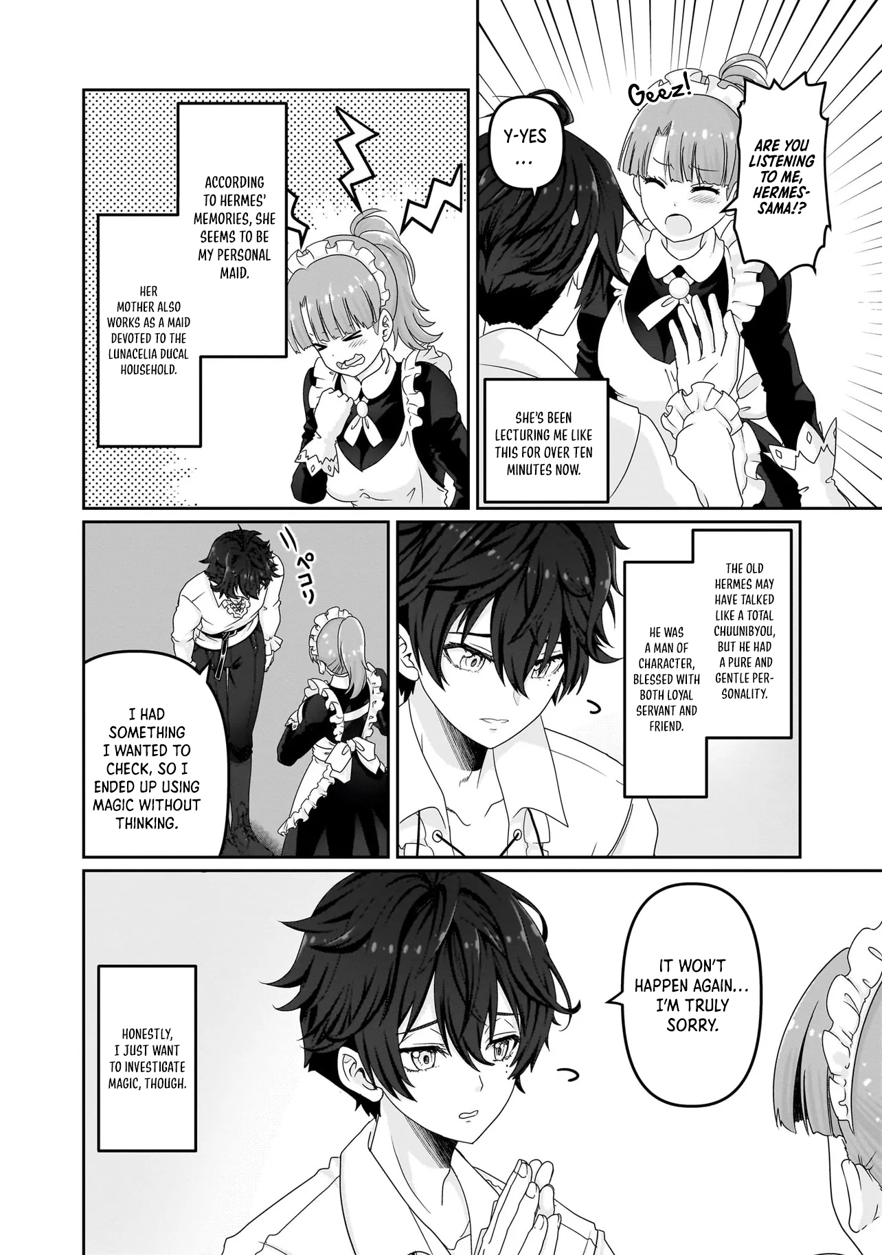 I May Just Be a Mob Character, but I'll Aim to Be the Strongest! ~Reincarnated Into a Game World, I Strive for Power on My Terms~ Chapter 02.1 Page 1