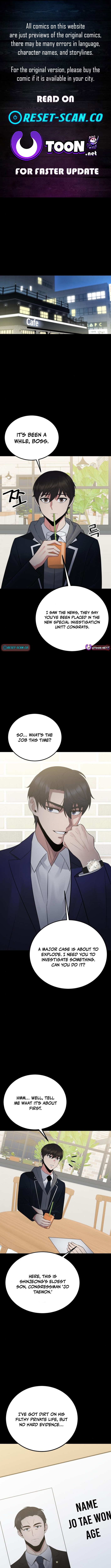 The Reincarnated Cop Who Strikes With Wealth Chapter 45 Page 1