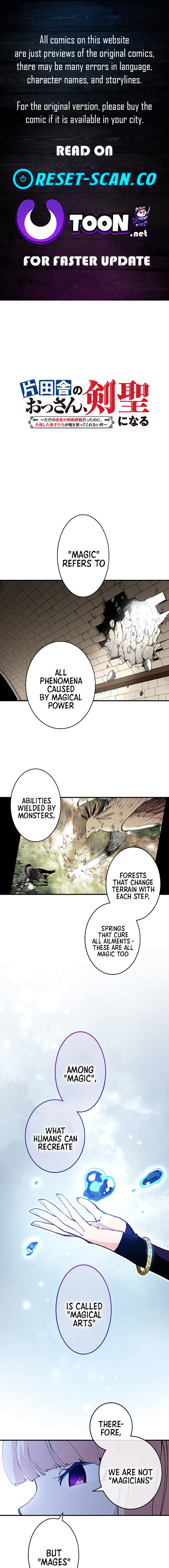 The Countryside Old Man Becomes a Sword Saint Chapter 33 Page 1