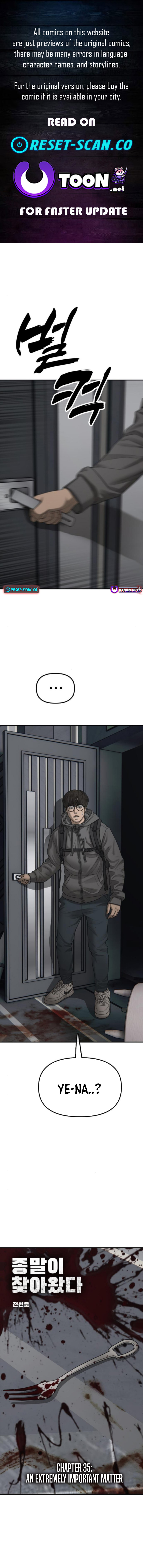 The Apocalypse Has Arrived Chapter 35 Page 1