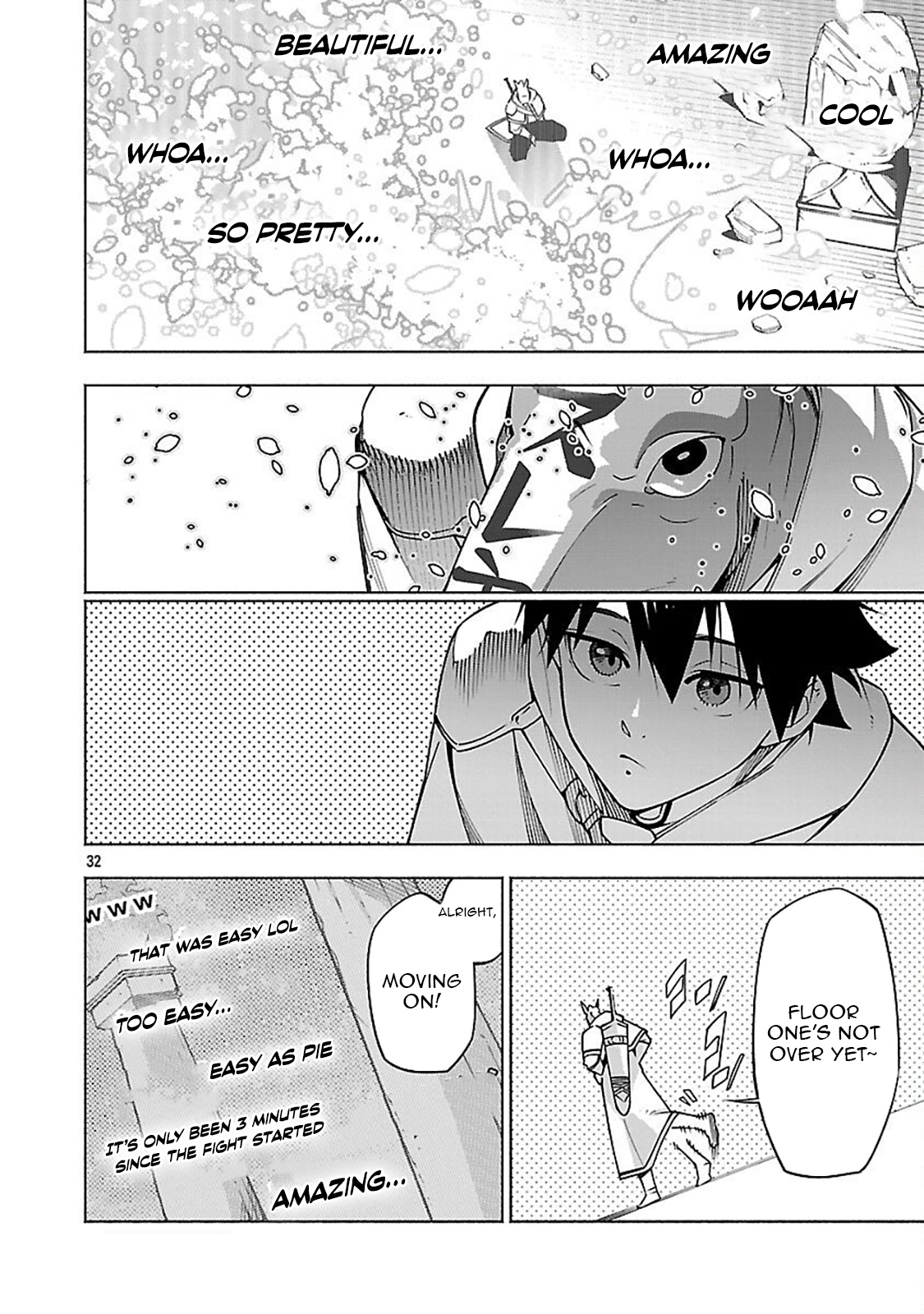 Dungeon" I Helped Someone and Went Viral Without Knowing It "Gameplay Chapter 11 Page 1