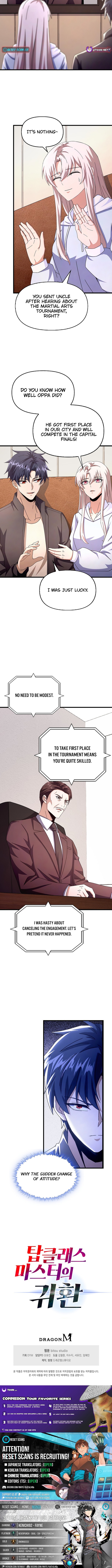 Return of Top Class Master Chapter 35 Page 1
