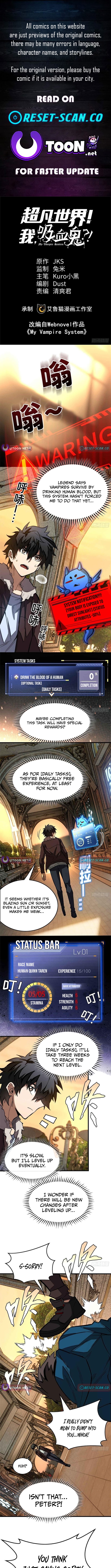 Extraordinary World?! Me… A Vampire?! Chapter 07 Page 1