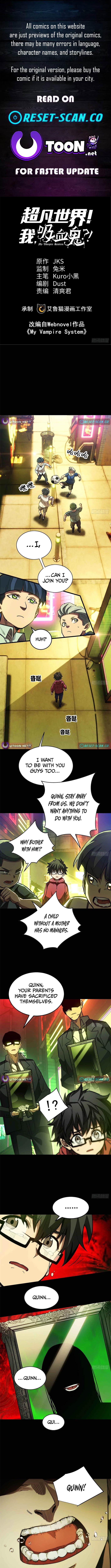 Extraordinary World?! Me… A Vampire?! Chapter 02 Page 1