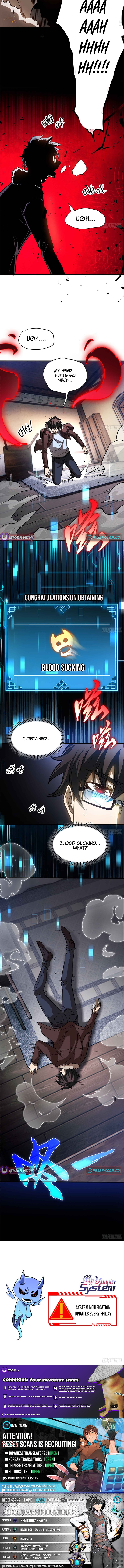 Extraordinary World?! Me… A Vampire?! Chapter 01 Page 1