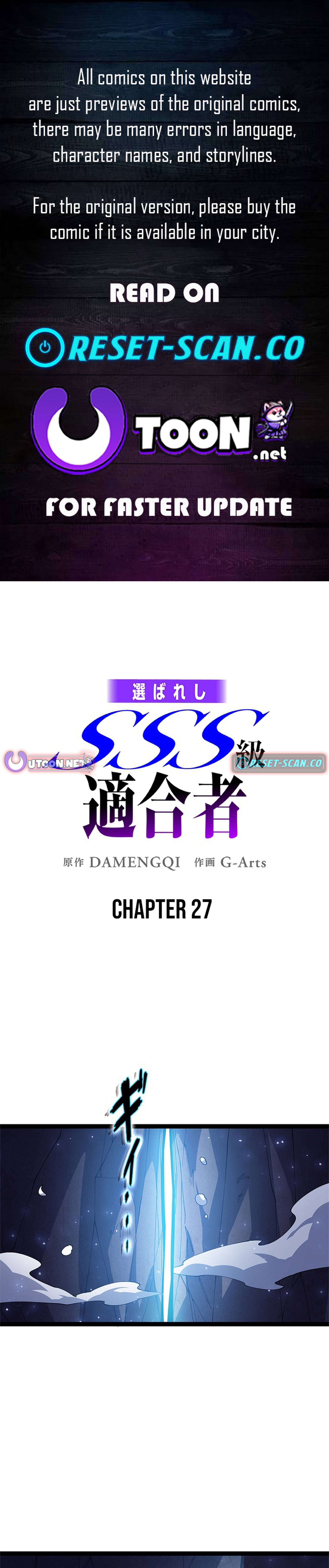 The Chosen SSS Chapter Rank - Chapter 27 Page 1