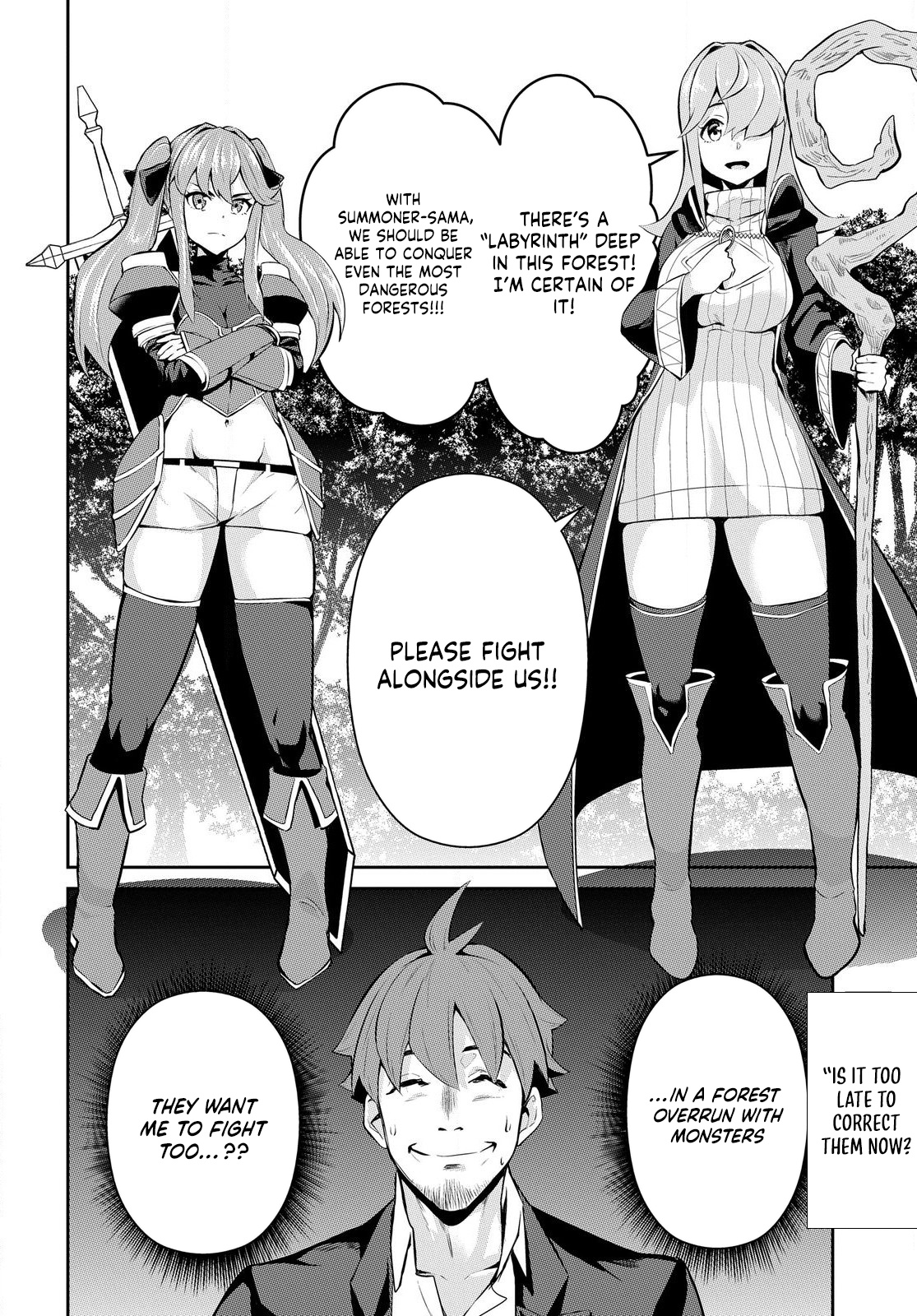 The Strongest Summoner is a Thirty Chapter Something Guy: The Other World Domination of a Card Gamer Whose Cards Were Disposed of by His Parents - Chapter 02.2 Page 1