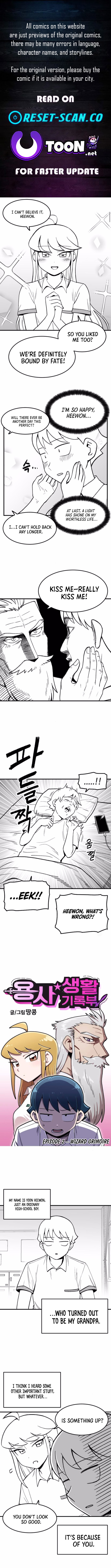 The Hero's Life Logbook Chapter 02 Page 1