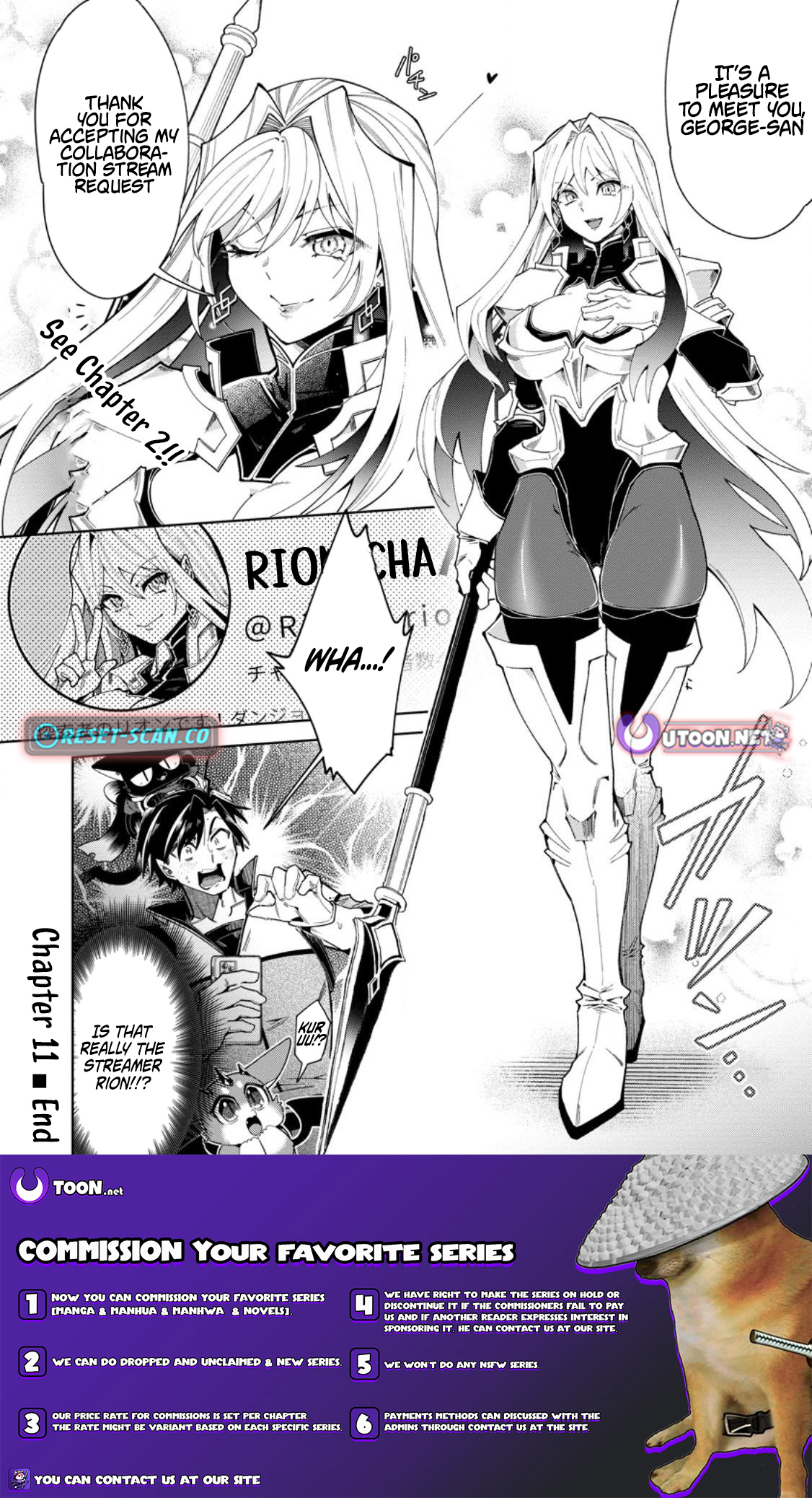 I’m an Overworked Corporate Slave, but After Being Embraced by a Dragon, I Started Streaming My Pet Life with a Tiny Dragon and Monsters on a Farm Chapter 11.3 Page 1