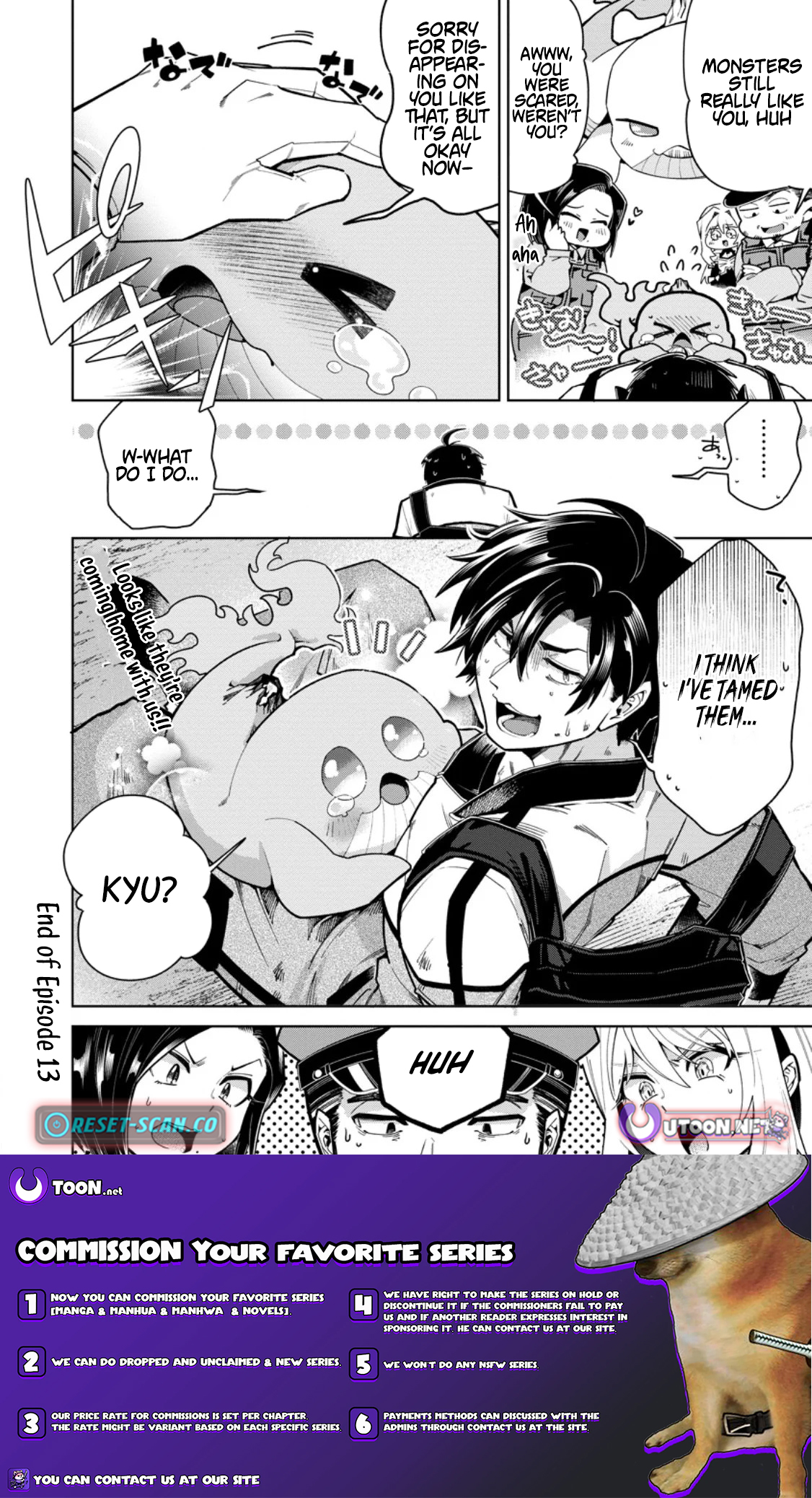 I’m an Overworked Corporate Slave, but After Being Embraced by a Dragon, I Started Streaming My Pet Life with a Tiny Dragon and Monsters on a Farm Chapter 13.3 Page 1