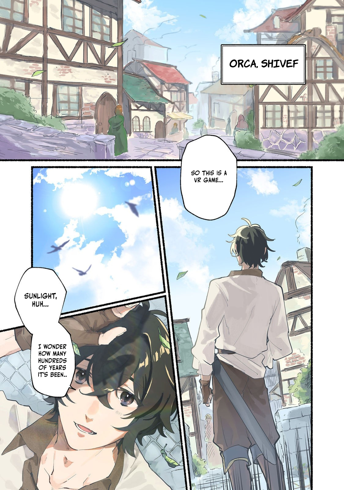 A Vampire Novelist Plays a VRMMORPG Chapter 01 Page 1