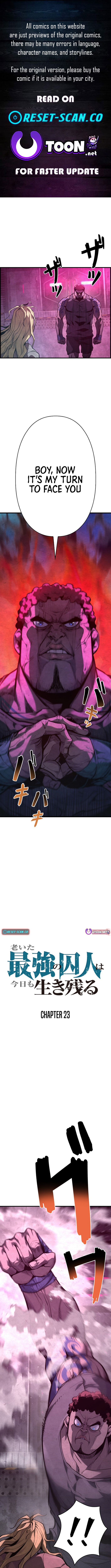 The Aged Strongest Prisoner Survives Again Today Chapter 23 Page 1