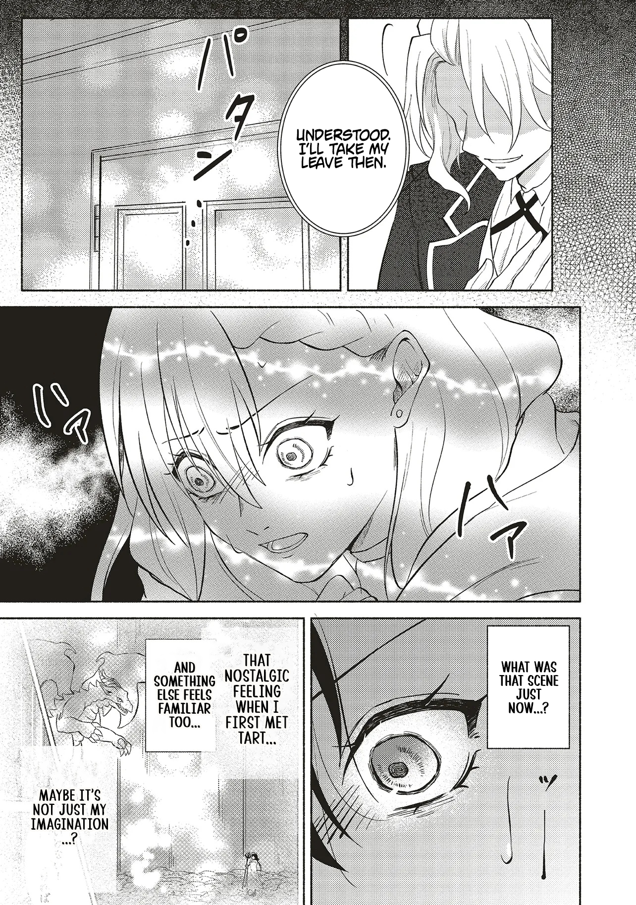 Three years had passed since I began living at the bottom of the abyss. In that time, I had evolved from a "White Mage" to a "Holy Witch". Chapter 04.1 Page 1