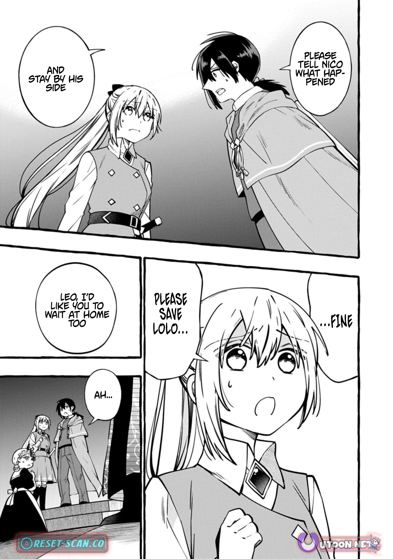 The Four Noble Siblings Won't Give Up! ~Even Though We're Little, We'll Protect Our Precious Family Together with Our Big Fluffy Friends! Chapter 11.1 Page 1