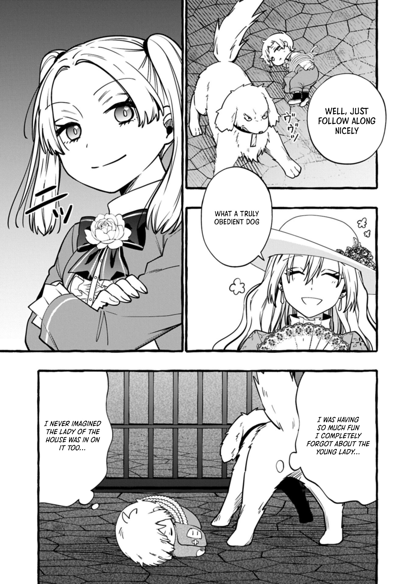 The Four Noble Siblings Won't Give Up! ~Even Though We're Little, We'll Protect Our Precious Family Together with Our Big Fluffy Friends! Chapter 11.2 Page 1