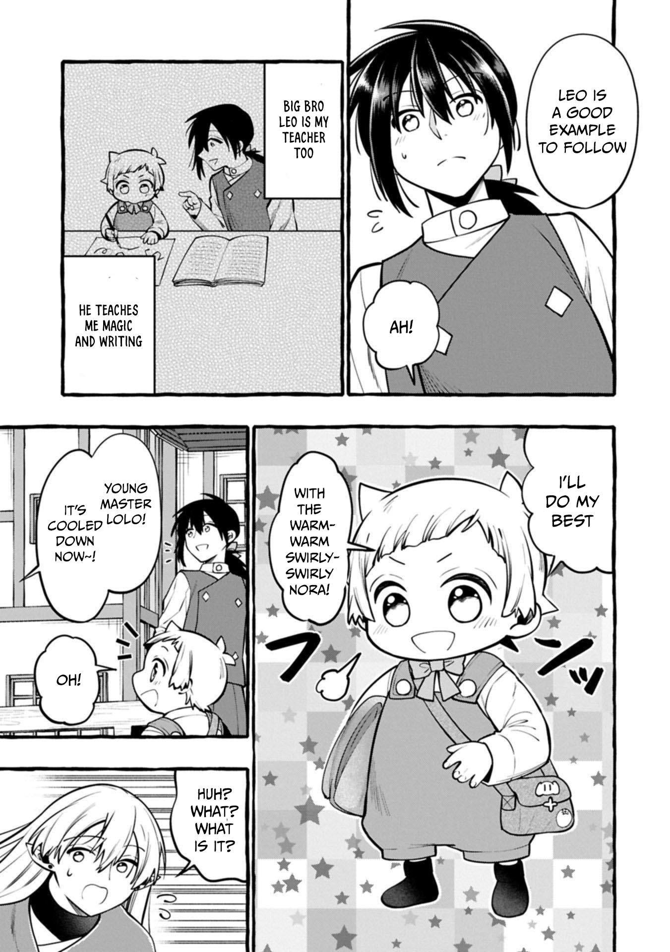 The Four Noble Siblings Won't Give Up! ~Even Though We're Little, We'll Protect Our Precious Family Together with Our Big Fluffy Friends! Chapter 10.1 Page 1